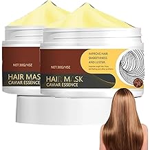Collagen Hair Treatment Mask for Dry Damaged Hair,Deep Repair Conditioning Essence with Argan Oil & Keratin,Control for All Hair 2Pcs