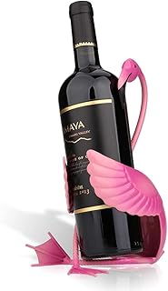 Stojak na wino Wino Rack Flamingo Wino Uchwyt Wino Półka Metalowa Rzeźba Praktyczna Rzeźba Domowa Dekoracja Wewnętrzna Wino Stojak Rzemiosło Przechowywanie butelek wina (Color : As picture)