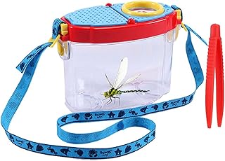 Bug Insect Viewer Magnifier Box 6X Magnifying Glass Loupe Educational Toys Insect Catcher Observation Viewer for Kids Outdoor Activities Nature Exploration