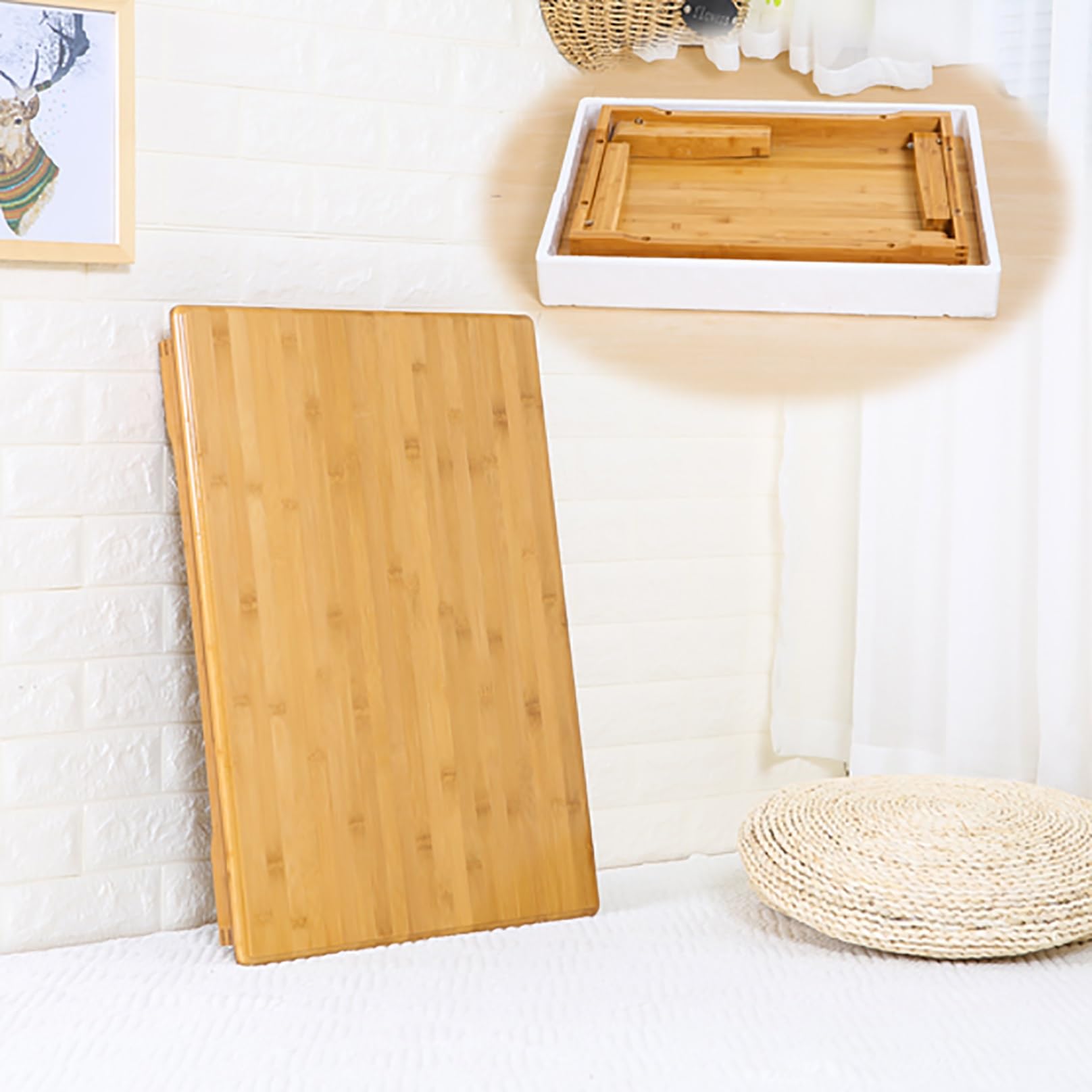 Tavolo pieghevole giapponese Kotatsu – basso profilo tavolo da pranzo e tavolino da caffè per sedersi, meditazione e relax a casa, ufficio o fattoria – ideale per spazi accoglienti