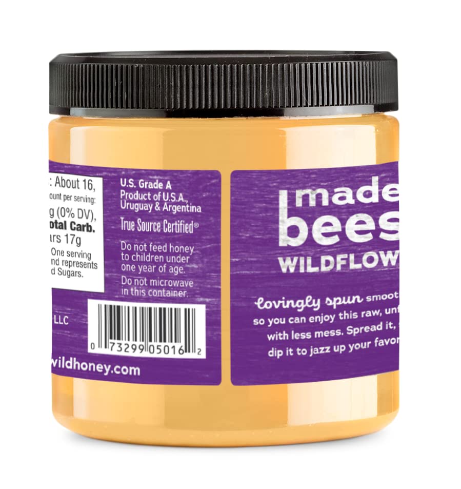 Miniatura 4 de Naked Wild Honey, Crema de miel cruda, untar, tarro de 12 onzas, (paquete de 3)