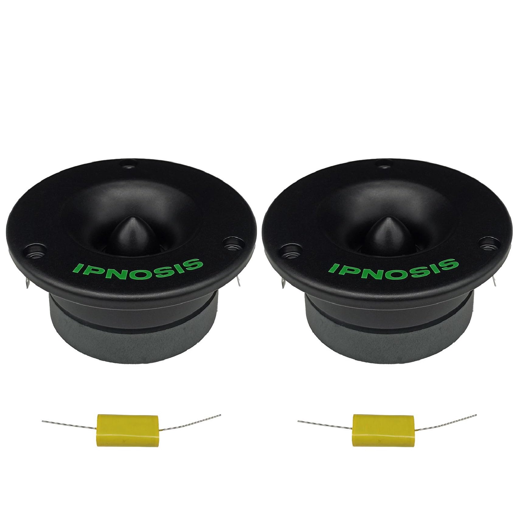 IPNOSIS IPT 2502 Coppia Tweeter | Diametro 9,7cm | Bobina 2,5cm (1") | 200 Watt | 103 dB | 4 Ohm | + Condensatori