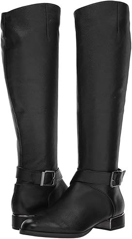 tommy hilfiger buckle high boot stretch