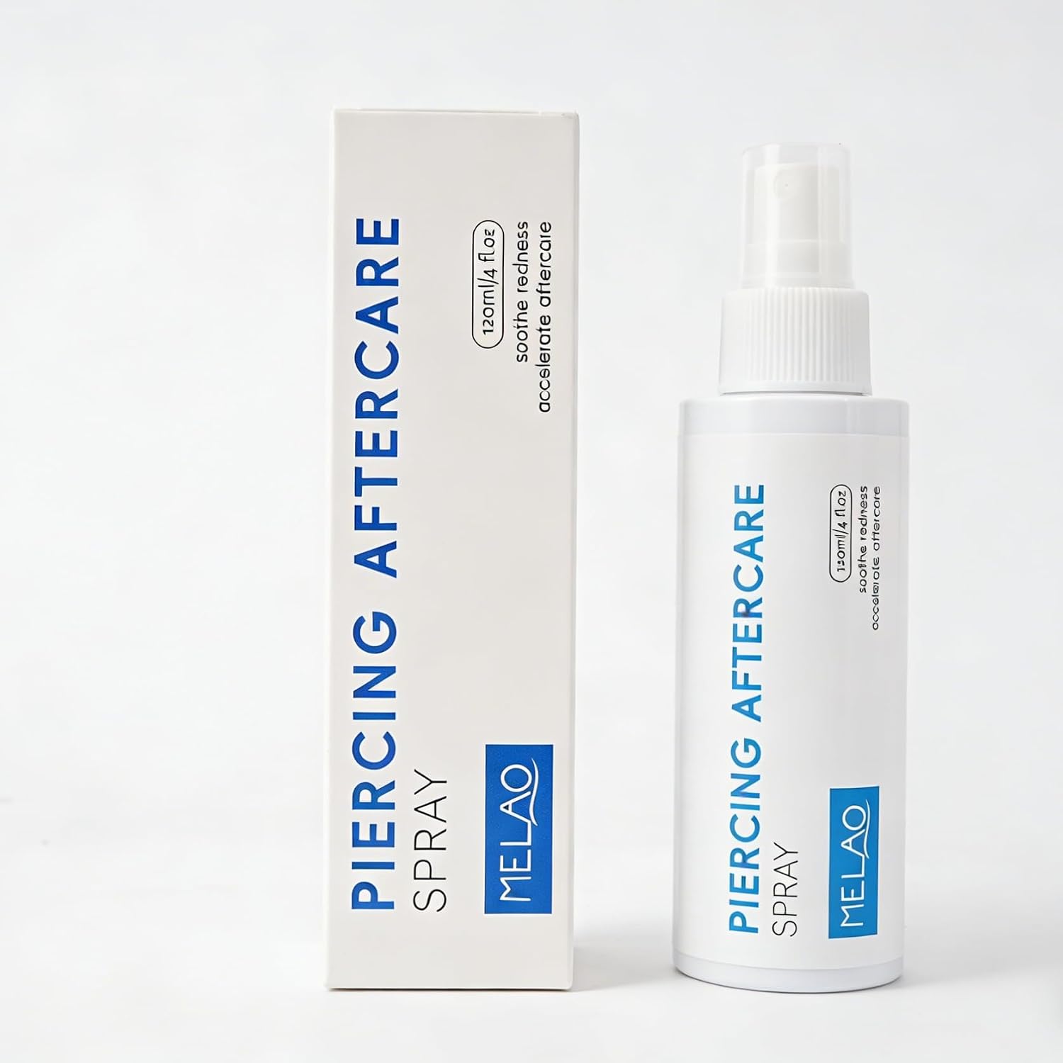 Piercing Care Spray, suitable for cleaning body piercings, cleansing spray for new piercings