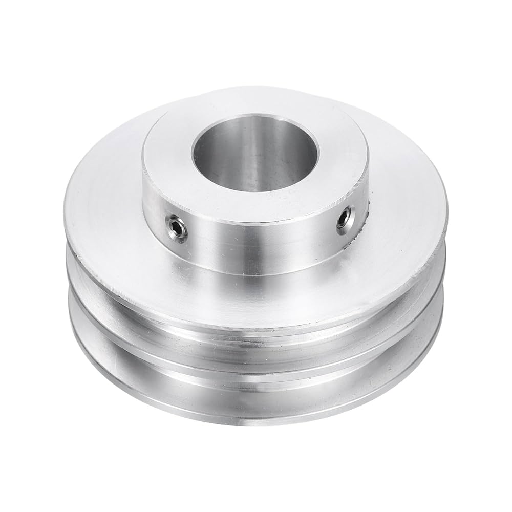 Uxcell V-Type Pulley 15mm Bore 100mm Outer Dia Single Groove