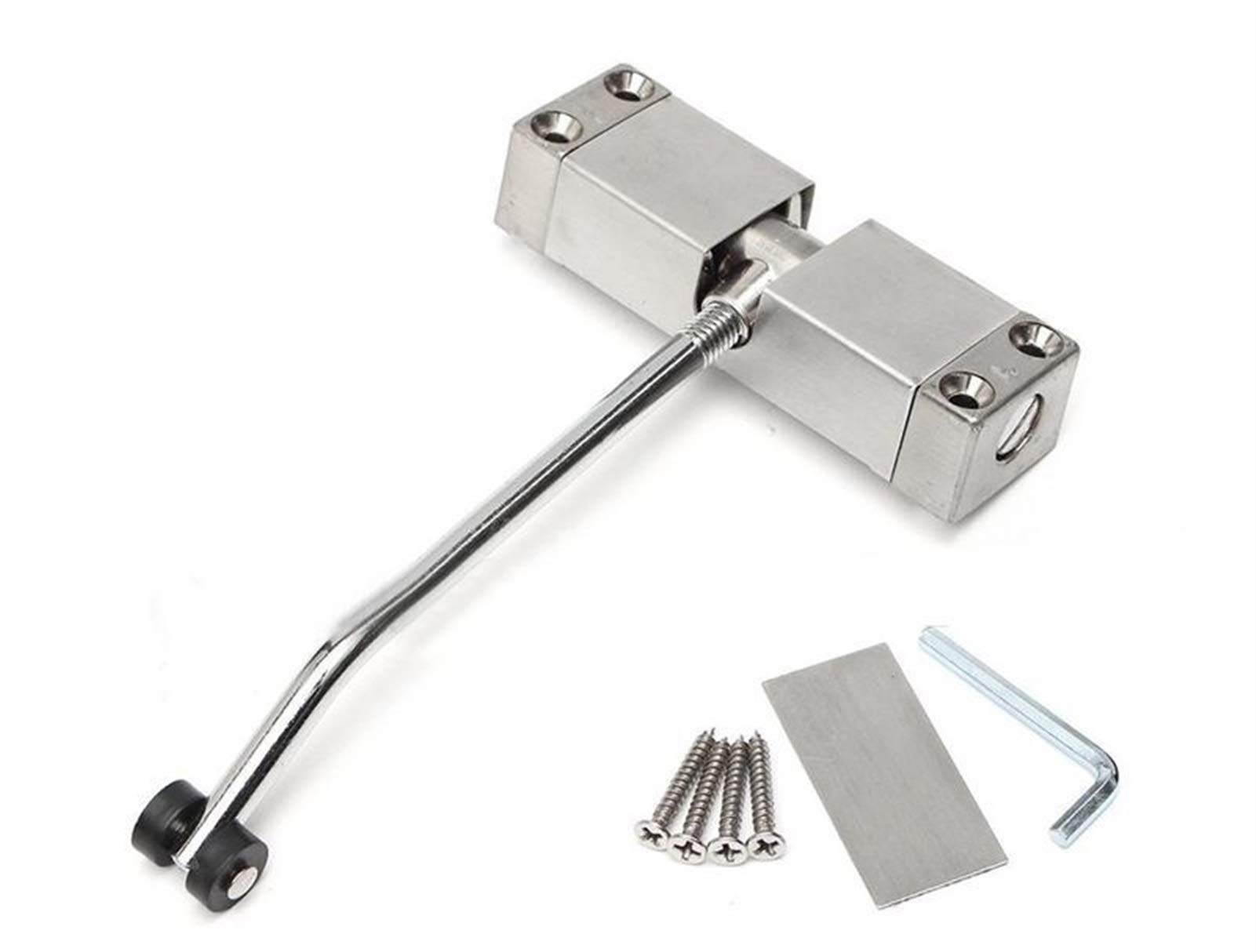 Cgjdfjhe One Color Automatic Mounted Spring Door Closer Adjustable Surface Door Closer Door Closers