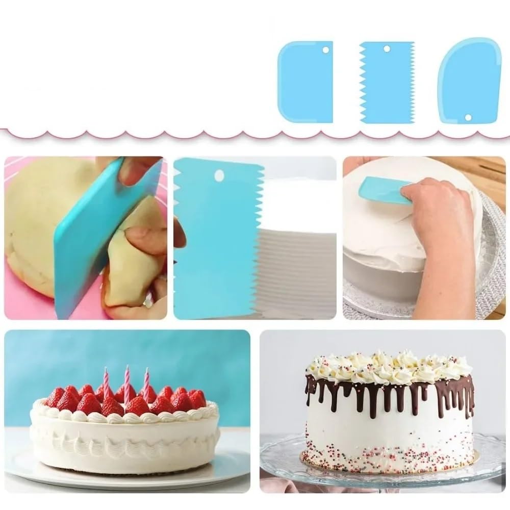 Reposteria Utensilios,Equipos para Hacer Pasteles Juego de 72 herramientas for tartas, boquillas reutilizables de acero inoxidable, manga pastelera de silicona, juego de herramientas for hornear for h