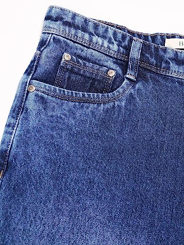 Image of BEATNIK Denim Balloon Fit Blue Womens Jeans