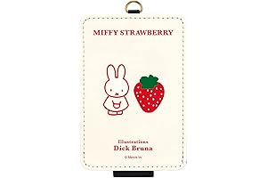 Gourmandise Miffy Strawberry IC Card Case: A Sweet and Functional Accessory for Miffy Enthusiasts