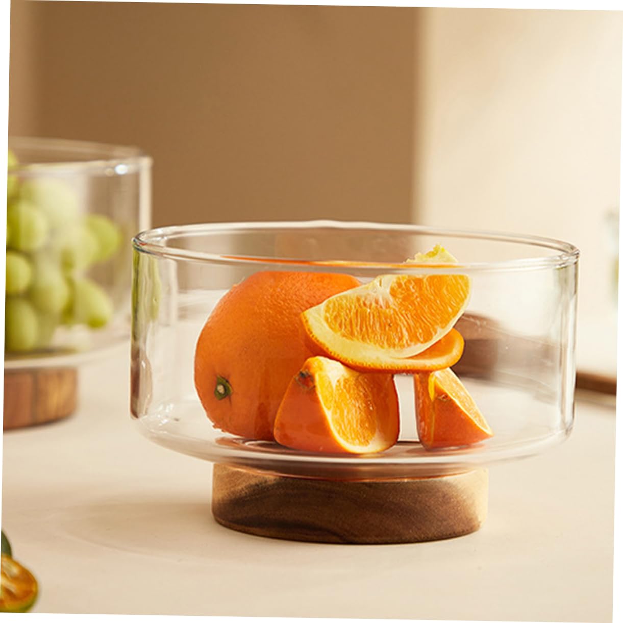 果物 スナック サラダ入れ カットガラス デザートボウル 20cm Amazon.co.jp: PAMINGONO ガラス製フルーツボウル 大きなサラダ容器