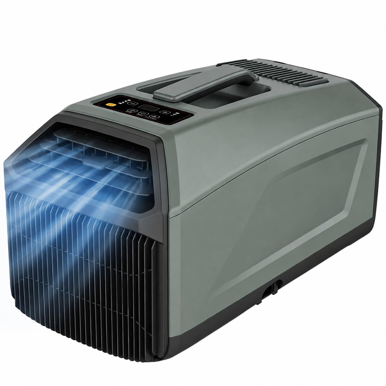 Quiet 5100 BTU Dual Hose Air Conditioner for Tent, RV and Bedroom Green