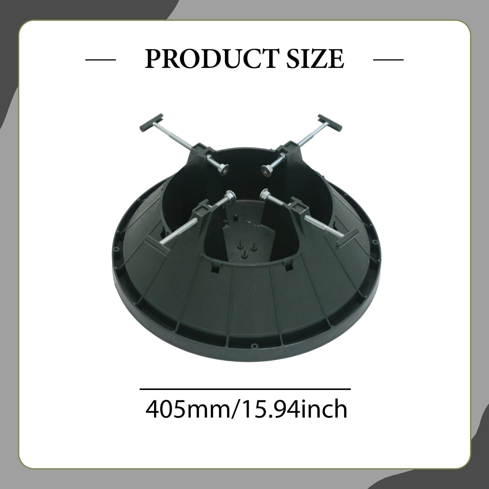 Générique Support de Sapin de Noël Base Trépied Support Arbre Sapin Pied Réservoir d'eau Structure Robuste en PP Adapté Aux Appartements Décoration Intérieure, M