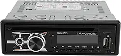 Estéreo de Carro único Com CD DVD Player, Porta USB, Rádio FM, Chamadas Livres de Mãos, Entrada Auxiliar, Compatível Com a Maioria Dos Dispositivos