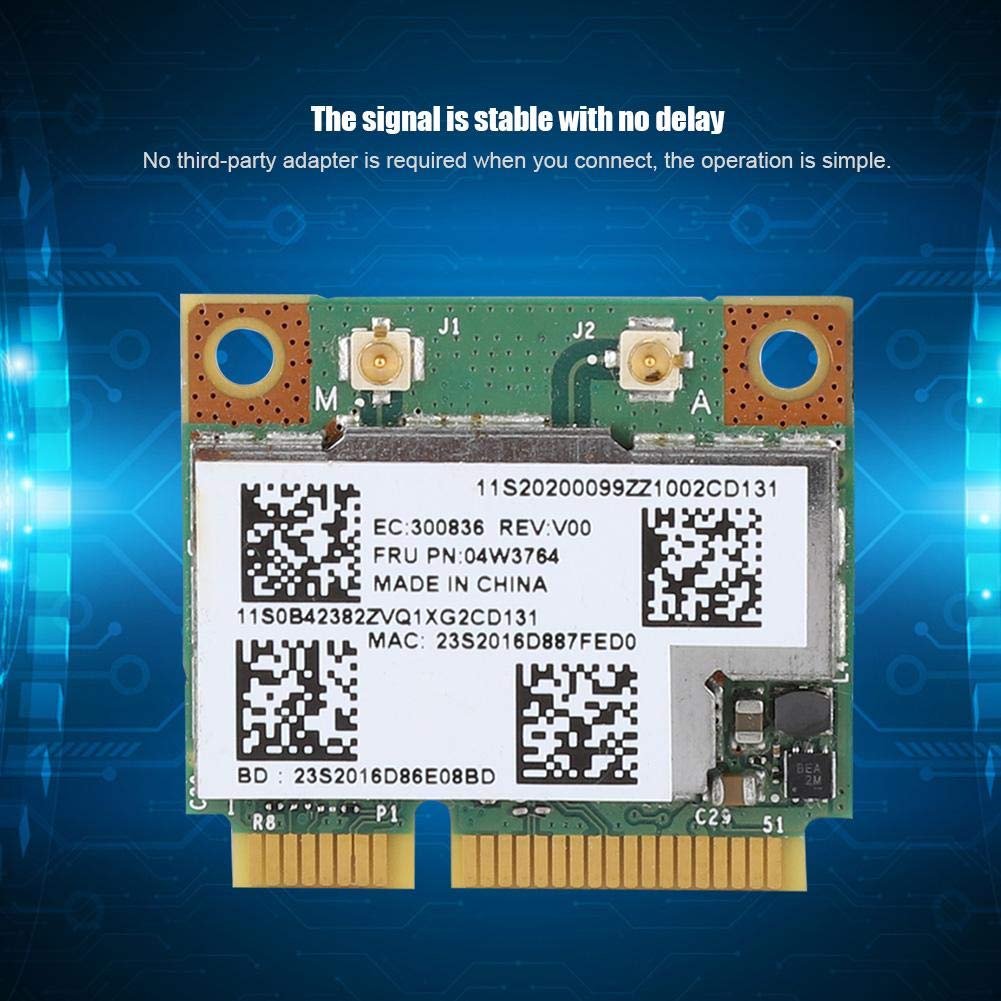 Mini Adaptador PCI-E Wireless 300 Mbps 2.4G/5G Bluetooth-Compatível 4.0 Mini Adaptador PCI-E Wireless 300 Mbps 2.4G/5G Bluetooth-Compatível 4.0
