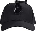 Action Camera Mount Hat, J-Hook Buckle Mount with Screw for Outdoor Photography and Sports