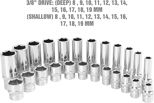 Miniatura 4 de OEMTOOLS 22963 Juego de llaves métricas de 24 piezas