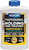 Vista 8 de Tratamiento y desodorante para tanque de retención RV – Digiere residuos, tejidos, papel para tanques grises y negros – 1 galón (128 onzas)