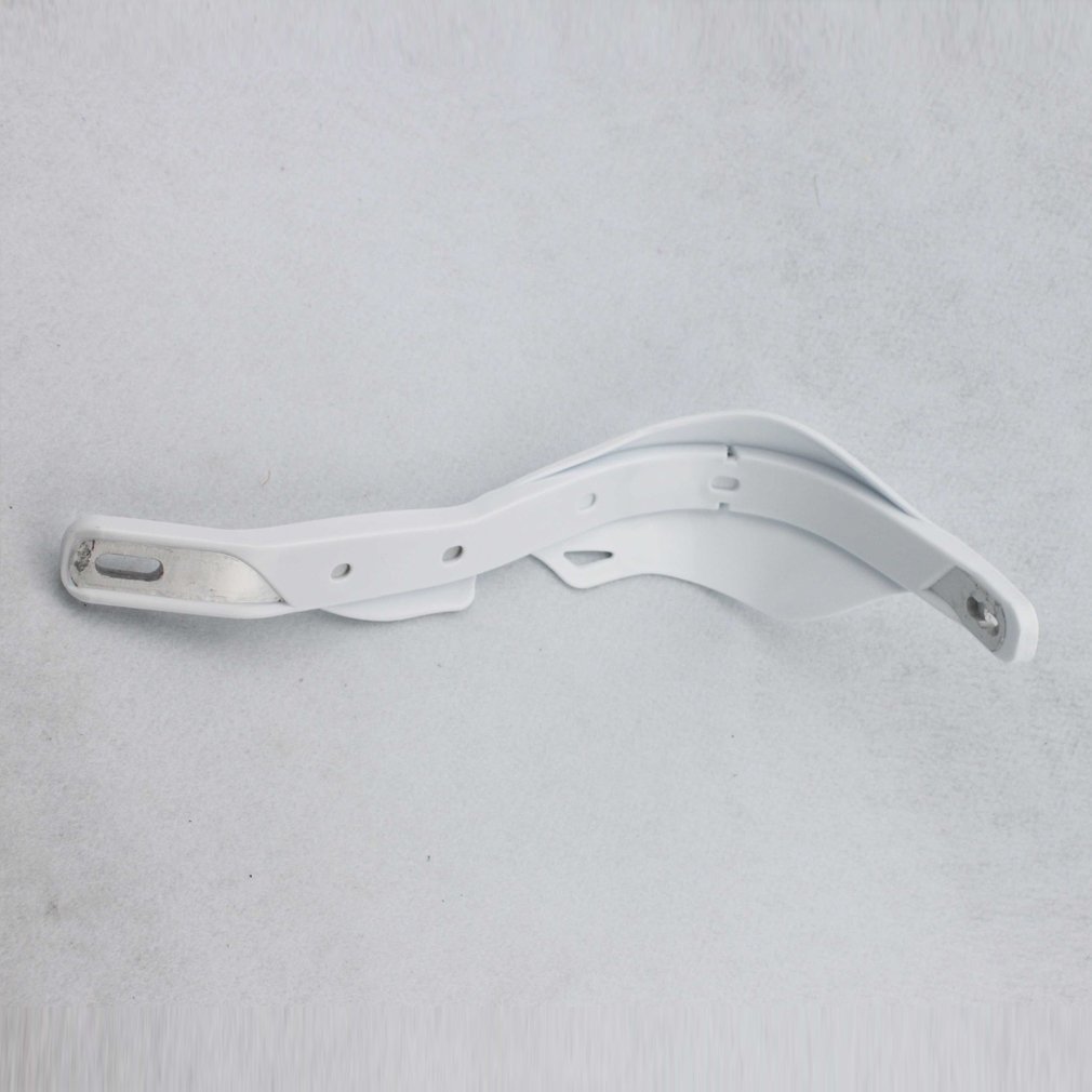 GOOFIT 7/8" en Alliage d'aluminium Cintre Main Brush Guards Protector Handguards Assy Remplacement pour Moto Motocross Pit Off-Road Dirt Bike VTT Blanc