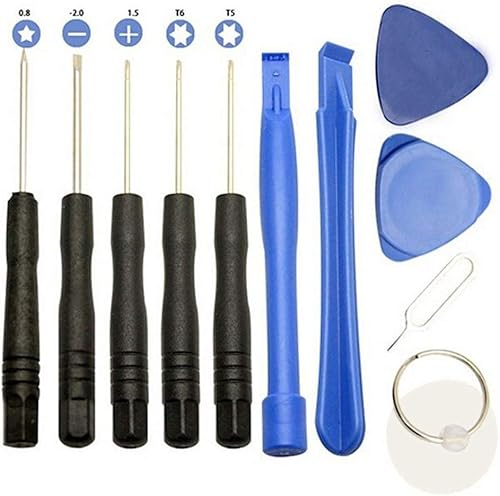 Deal Maniac - Juego de herramientas de reparación para destornillador 9 en 1 para iPhone XXRXSMAX  8  7p  7  SE  6s  6s Plus  66 Plus  5S  5  4S  4