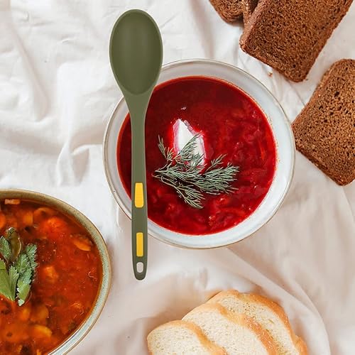 Miniatura 2 de Juego de tenedor de cocina y cuchara de silicona, tenedor para pasta, cuchara de espagueti, utensilios de cocina