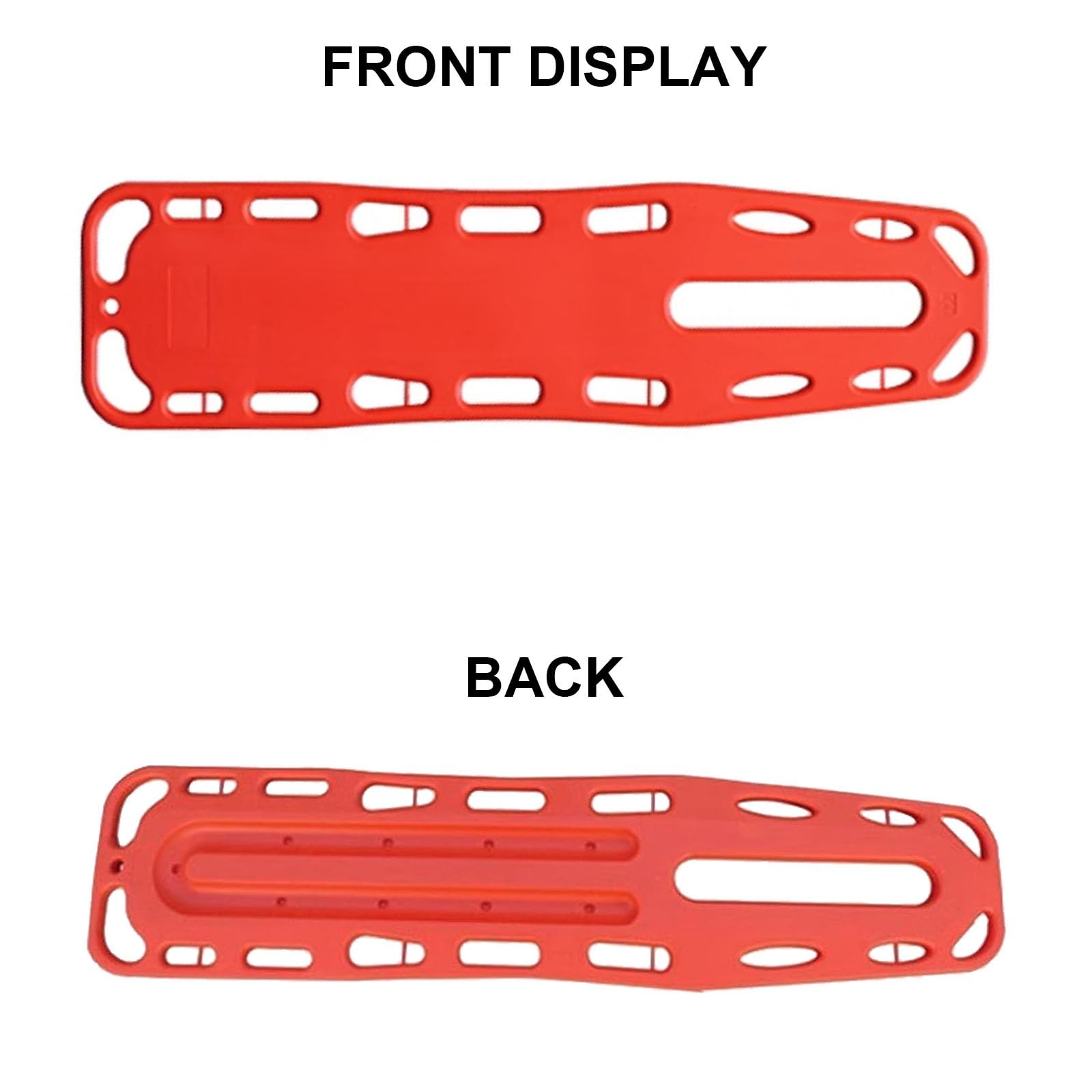 Spine Board barella portatile per soccorso di emergenza, leggero, con cinghie per un forte carico, ideale per uso esterno e ambulanza