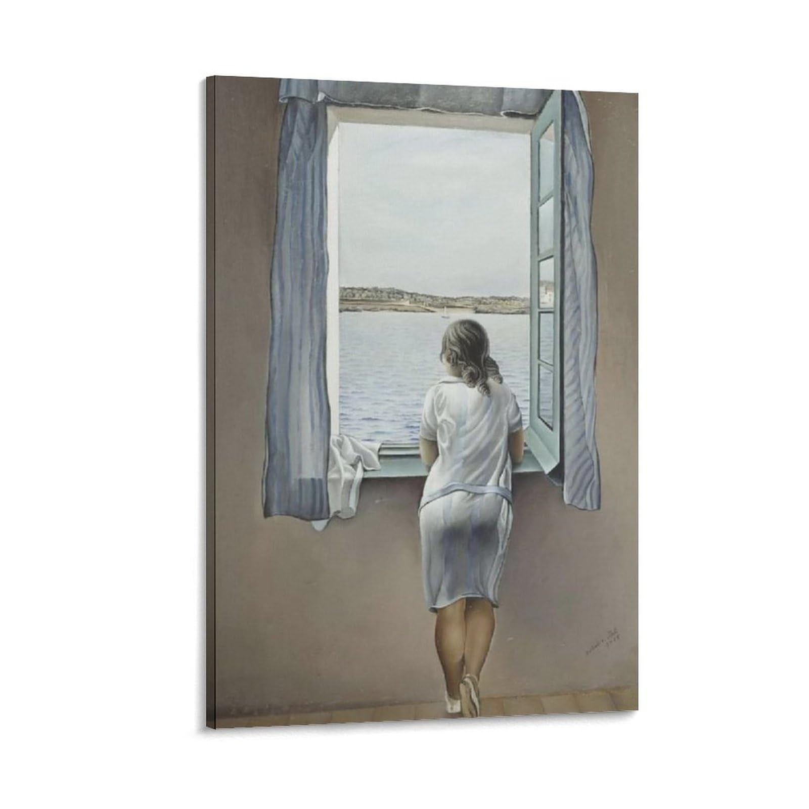 Amazon.co.jp: Salvador Daliサルバドール・ダリ画家の作品《窓辺の女