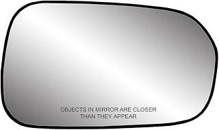 Fit System 80087 Passenger Side Non~Heated Mirror Glass w Backing Plate  Honda A - Compare price