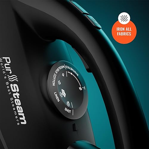 Miniatura 4 de Pursteam Station Max - Plancha de vapor de cerámica para ropa de 1500 W, tanque de agua extraíble de 50.7 onzas, calentamiento rápido,