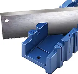 Kit de Serra de Esquadria de 45°, Serra de Esquadria Manual de Corte Em ângulo Estável e Robusto, Feita de Material de Aço 65, Retificação Dupla Face, Aplicável para Molduras de