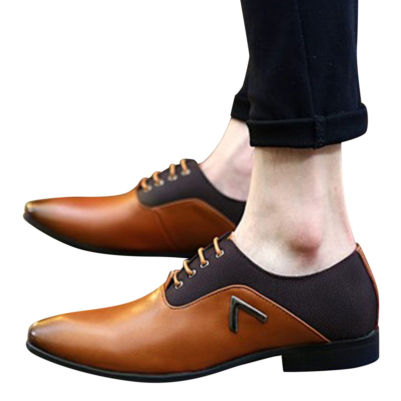 open lace back dress Size 9 Men's Dress Shoes main image 1