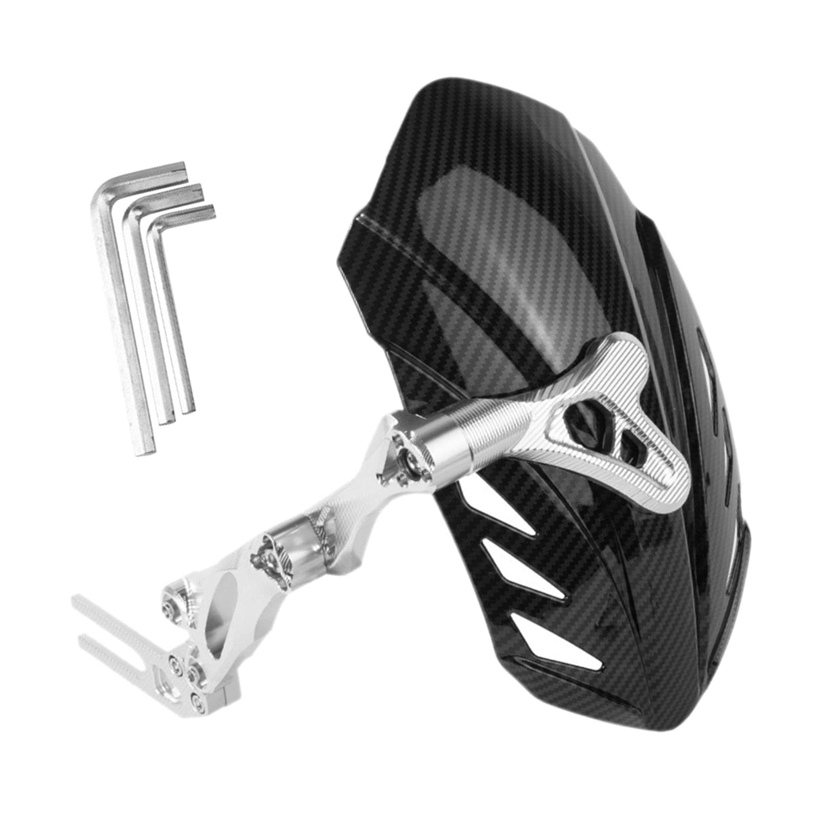 Motorrad Hinterradschutzblech Spritzschutz Radabdeckung Schmutzfänger Kotflügel Mechanische Rotation Gehärtete Struktur Gegen Risse Und für Ya, B