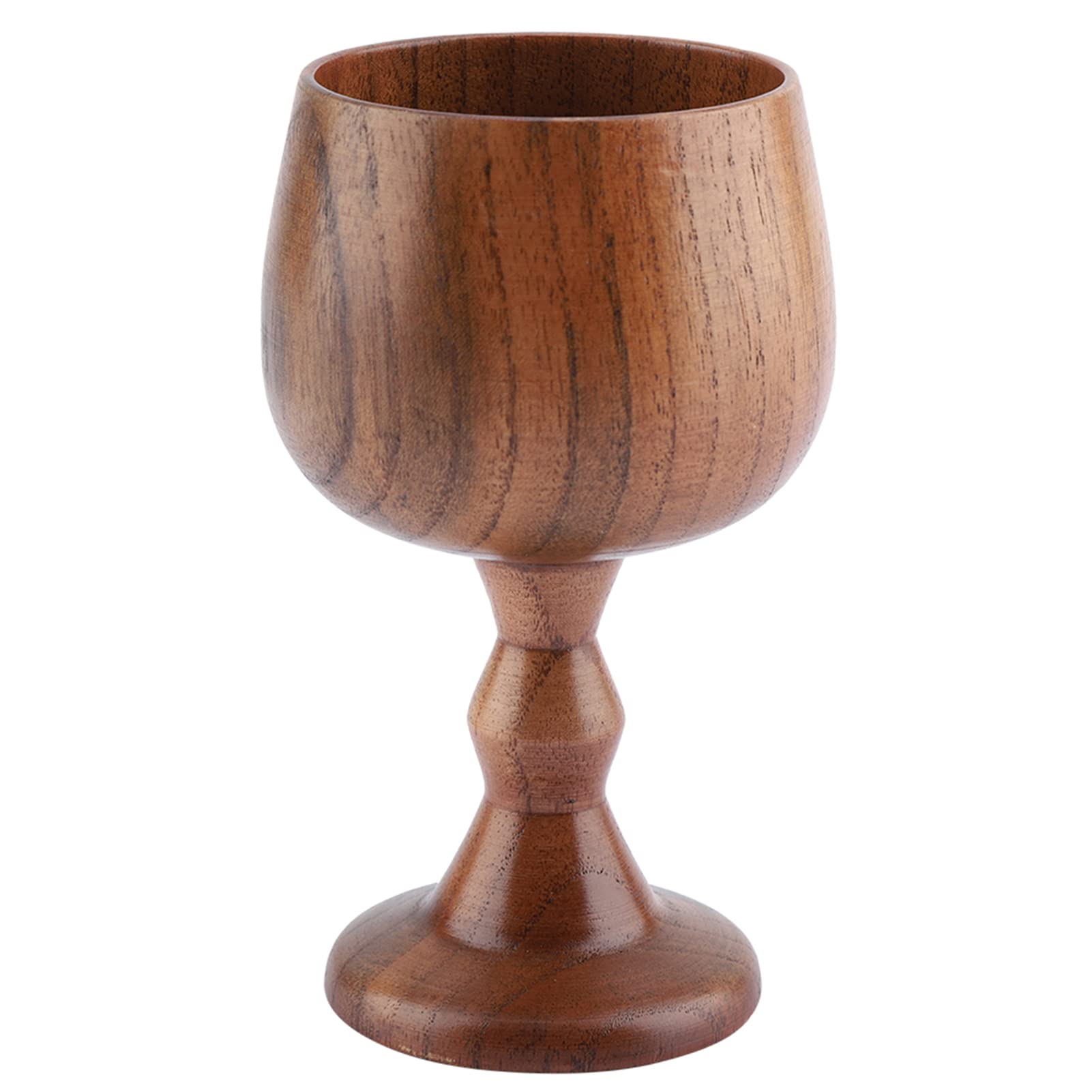 Wood Chalice, 150ml Vintage Goblets Coffee Mug Wine Cups Wooden Wine Goblet Multi functional Cup for Home Kitchen Office Hotel