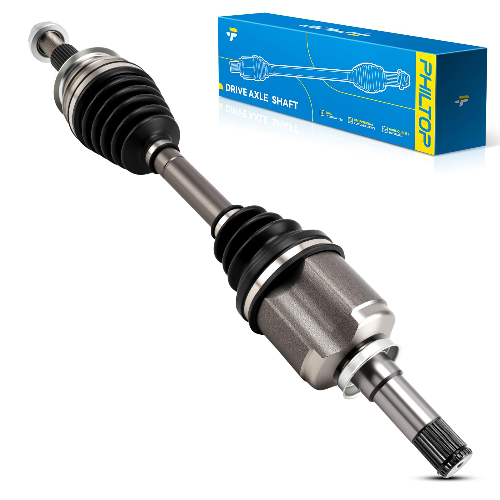 PHILTOPFront Left CV Axle for Chevrolet Equinox 2010-2016, GMC Terrain 2010-2016, 66-1518 CV Axle Shaft 1 PCS