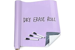 Colorful Whiteboard Dry Erase Sticker Paper Roll - 17.3ft x 24in