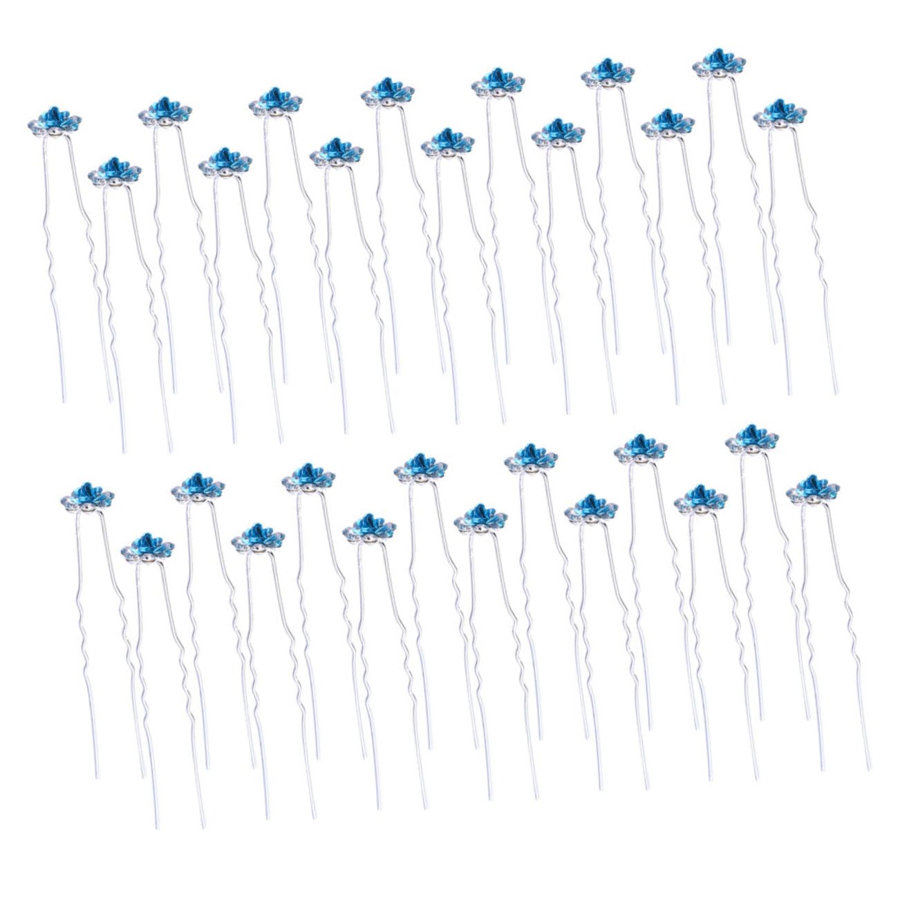 Baluue 200stücke Teiliges Haarnadeln Mit Rosen-design Haarschmuck Für Hochzeiten Partys Und Besondere Anlässe Glitzernde Haarspangen Für Braut Und Damenhaare