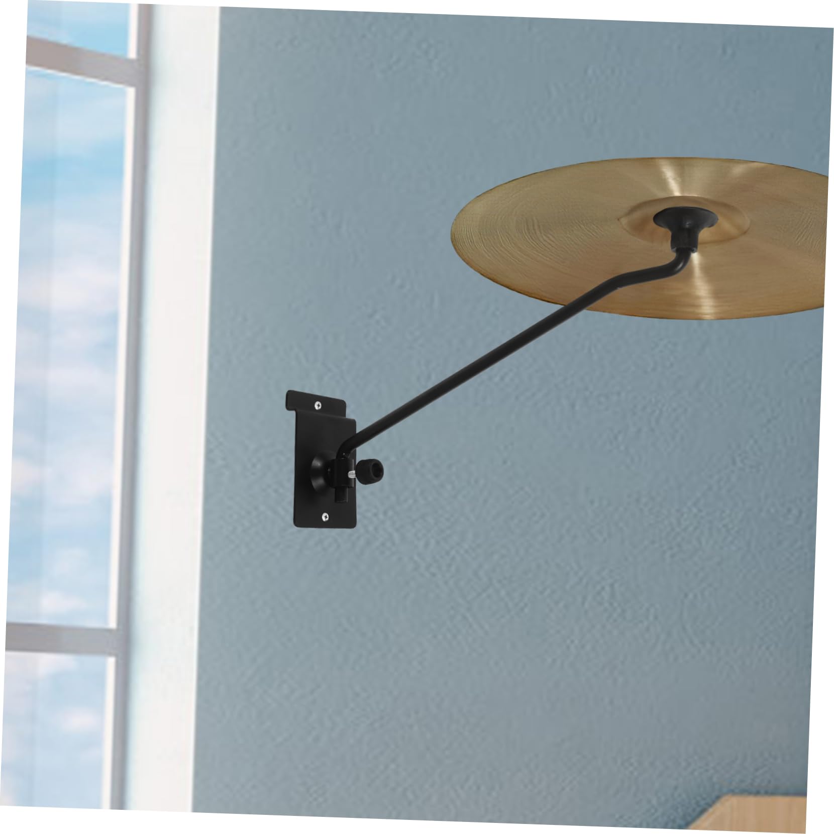 Abaodam Cymbal Wall Stand Cymbal Support Drum Hanger Cymbal Display Tool for Room