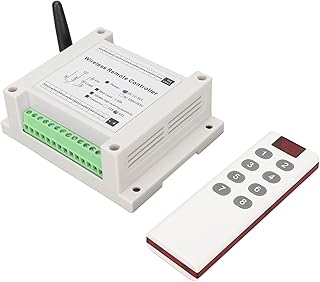 8 Channel Relay, 8CH 10A DC 12V to 36V Lamp Control Radio Switch Relay Module with Remote Control, Easy Installation, Stable Performance, Control DC or AC Devices for Customized