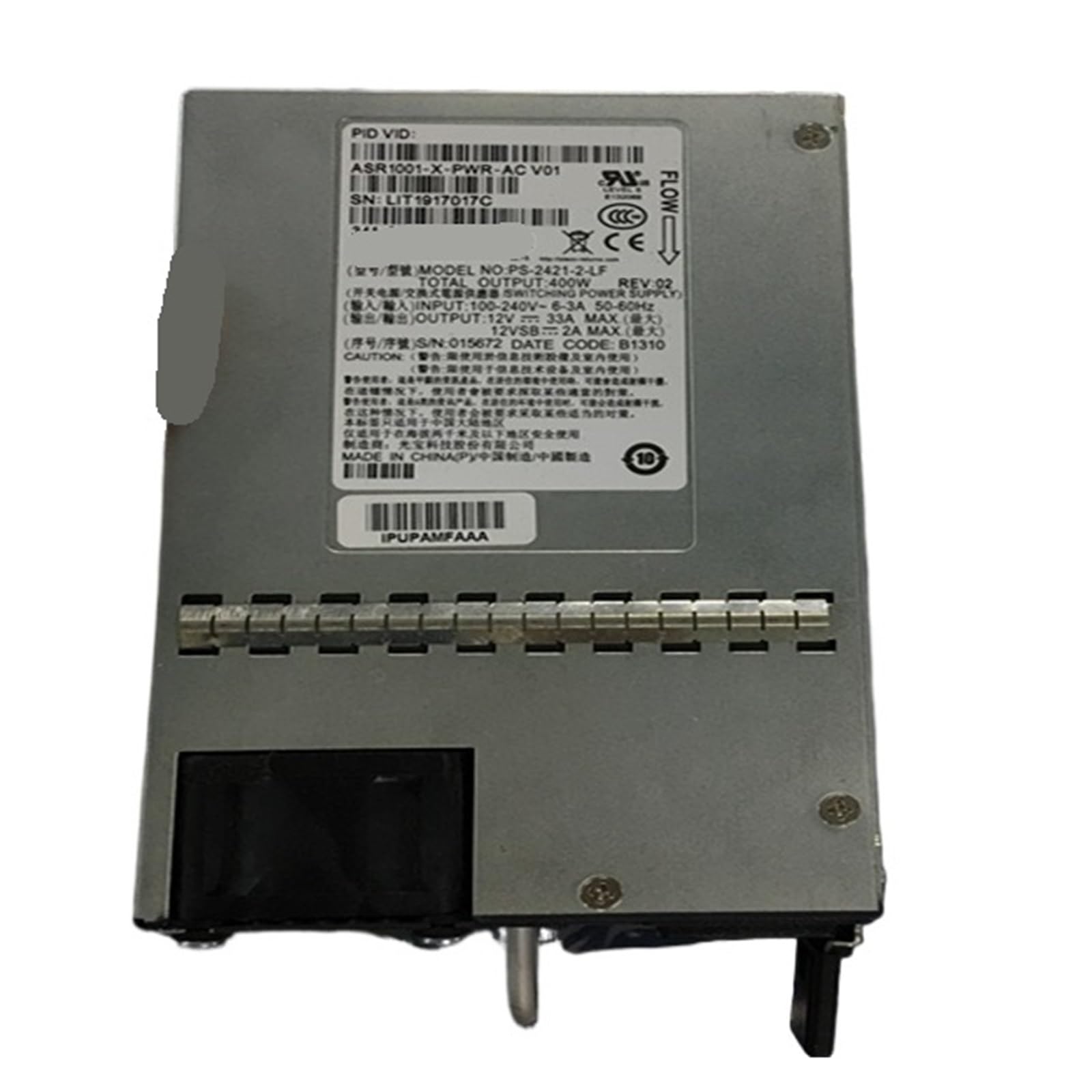 SWEWDSQG Power Supply 400W Power Supply ASR1001-X-PWR-AC