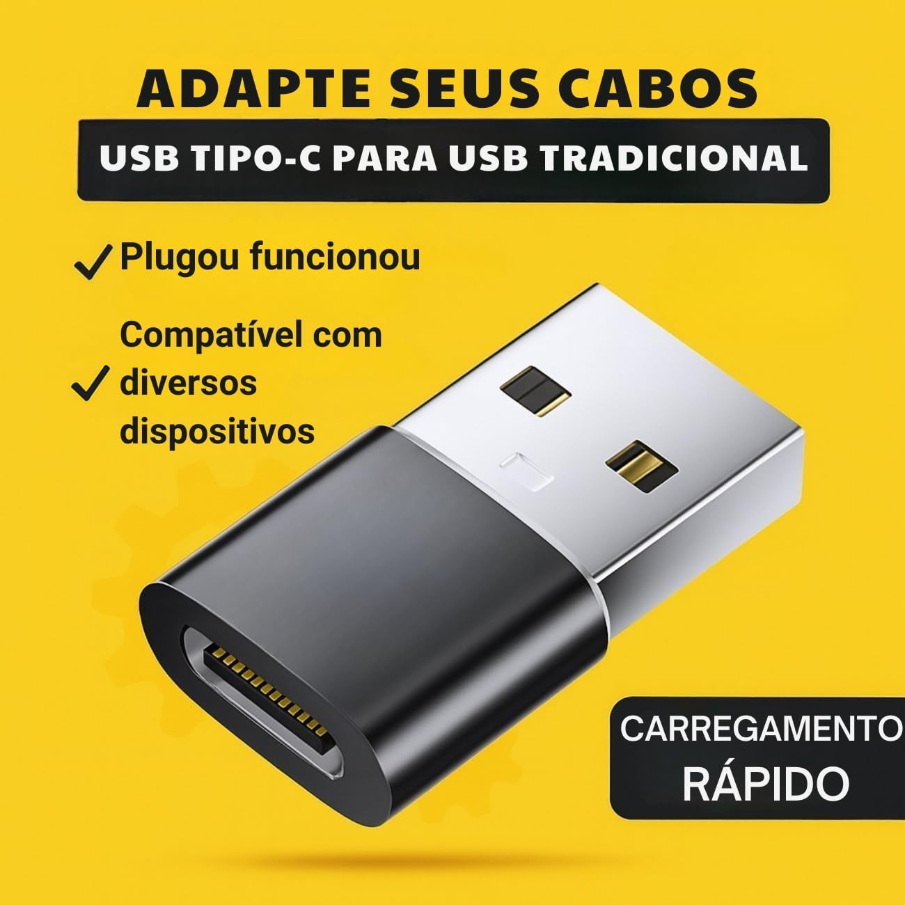 Adaptador Tipo C Para USB Tipo A OTG 30W, Ideal Para iPhone 11 12 13 14 15 16 17 Pro Max, Celulares Android, Power Bank, Carro, Notebooks, Transferência de Dados, Recarga Rápida, Consoles Adaptador Tipo C Para USB Tipo A OTG 30W, Ideal Para iPhone 11 12 13 14 15 16 17 Pro Max, Celulares Android, Power Bank, Carro, Notebooks, Transferência de Dados, Recarga Rápida, Consoles
