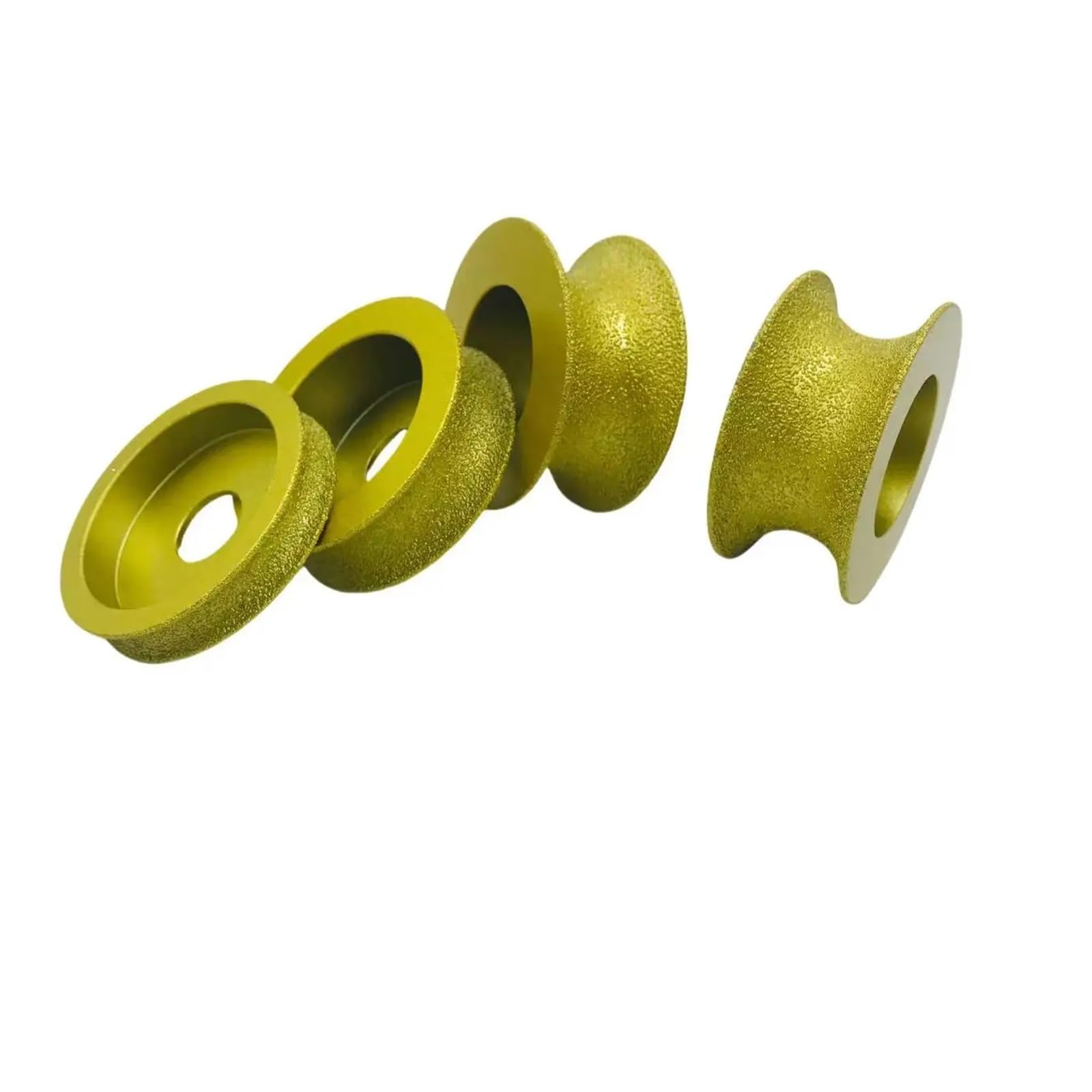 Ściernice, tarcze do rzeźbienia, Diamentowa tarcza szlifierska z pełnym zaokrąglonym ostrzem, lutowana na sucho w próżni(1pcs-25mm)