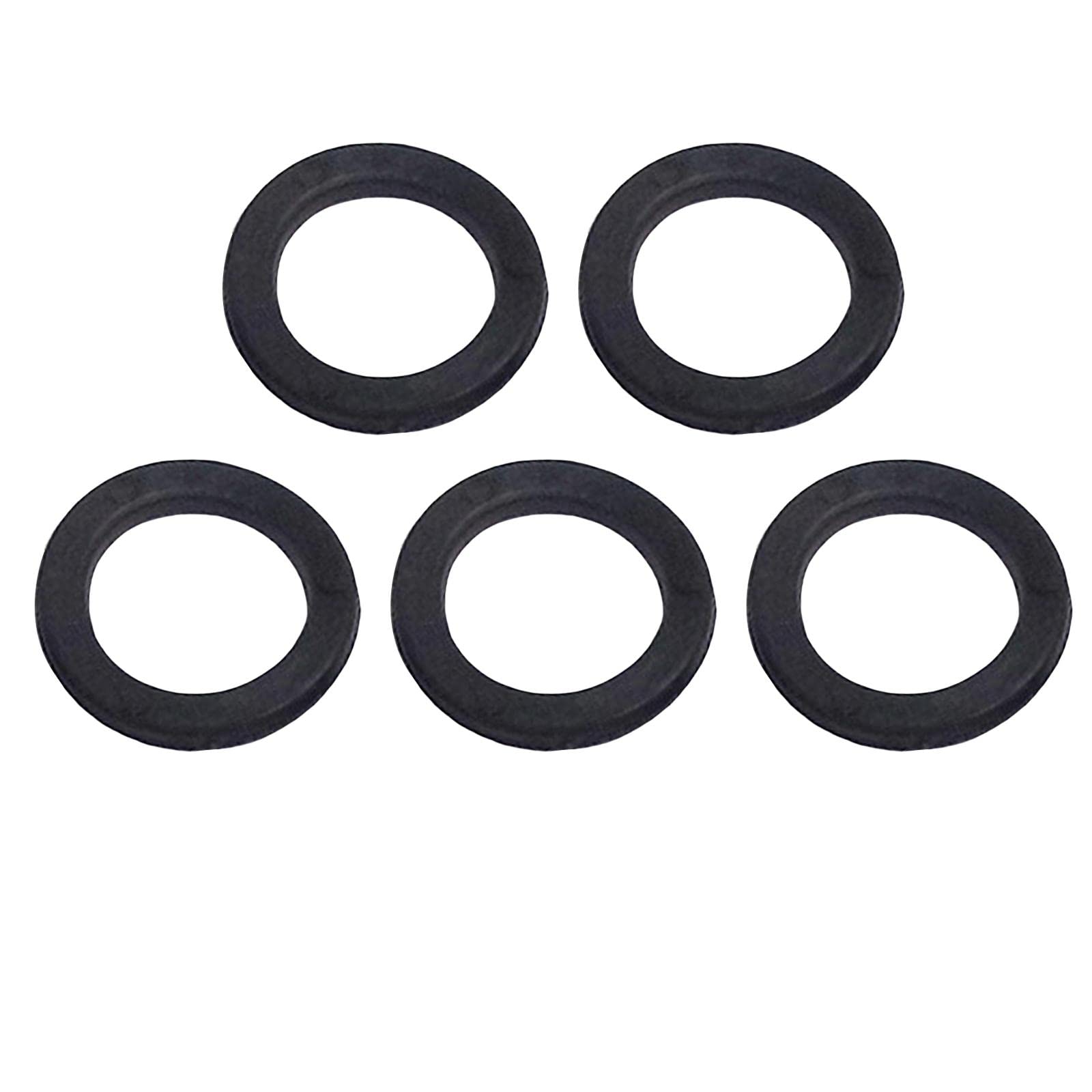 2.5cm Rubber Washers 5 Pack Fasteners Workout Exercise Gym Barbell Nut Gasket O