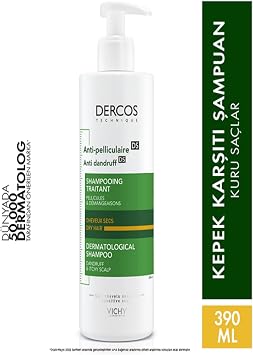 Vichy Dercos Anti Dandruff Shampoo, Kepek Karşıtı Şampuan, 390ml