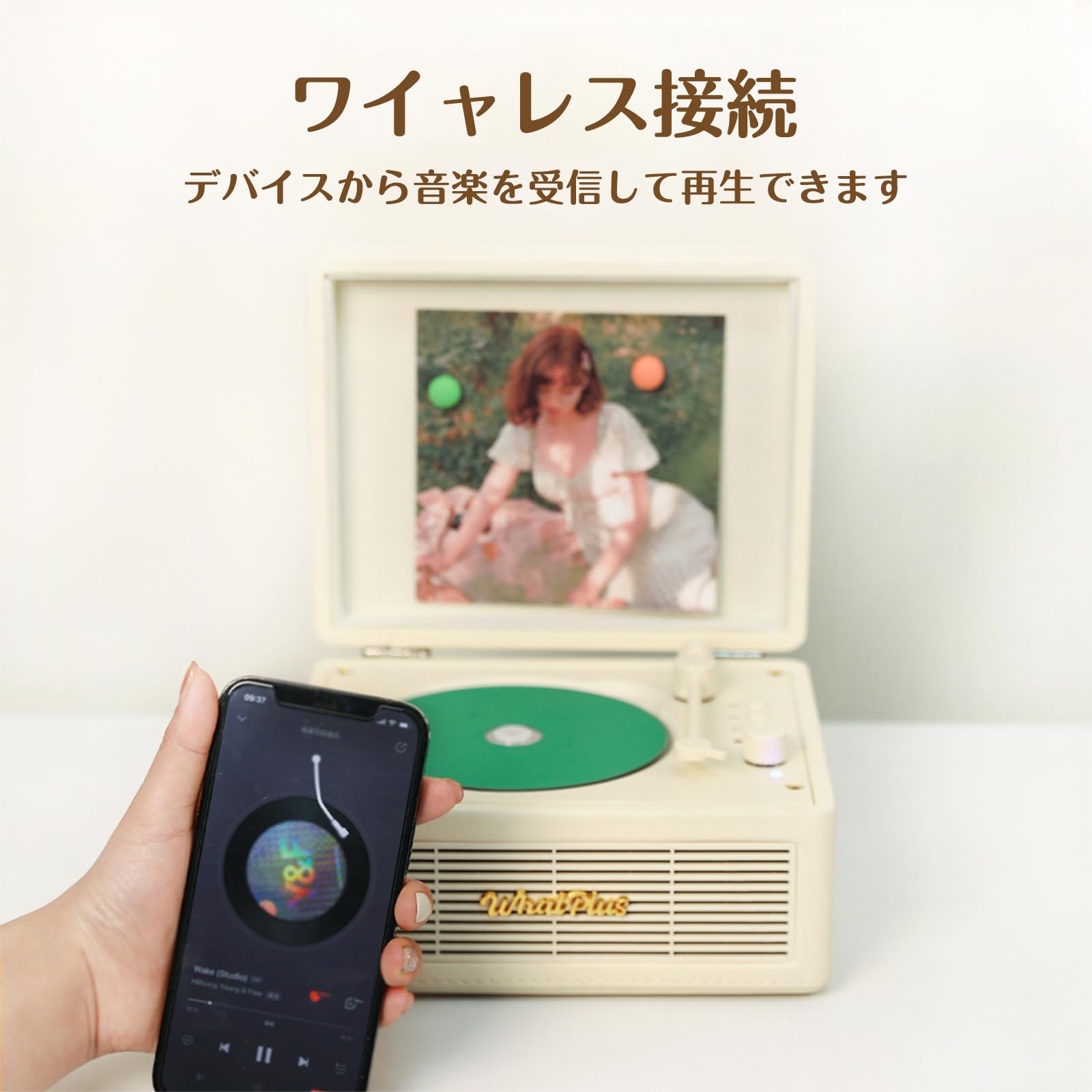 Amazon.co.jp: WhatPlus ポータブルCDプレーヤー Bluetooth対応