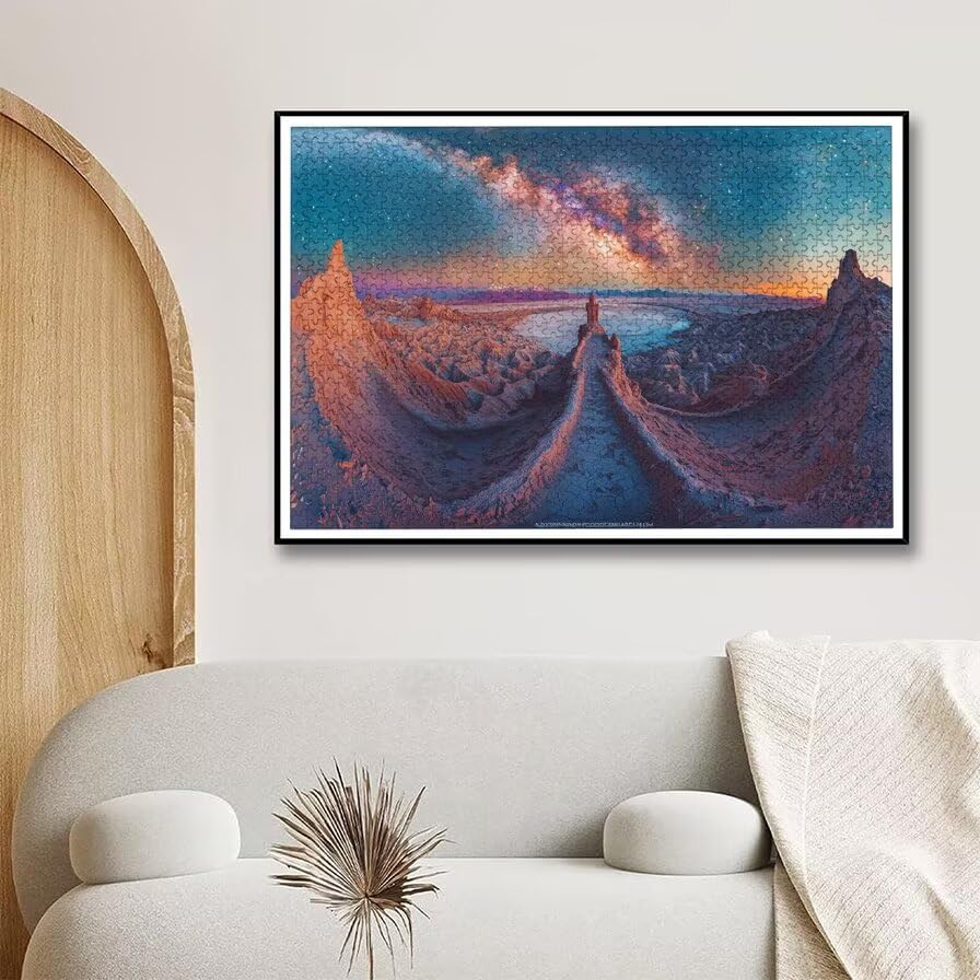 Puzzle 1500 Piezas Abstracto para Adultos, Puzzle Paisajes de Madera con Caja Regalo para Adultos, Rompecabezas Desafiante para Toda la Familia, Rompecabezas para Regalo Mujer, Regalo Hombre, -5659