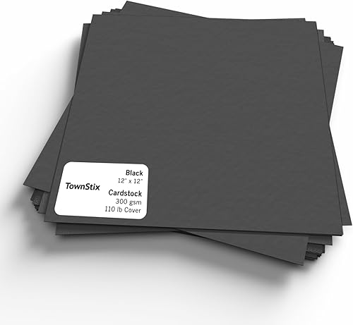 Miniatura 9 de 25 hojas, papel de cartulina blanco pesado, 110 libras, 12 x 12 pulgadas