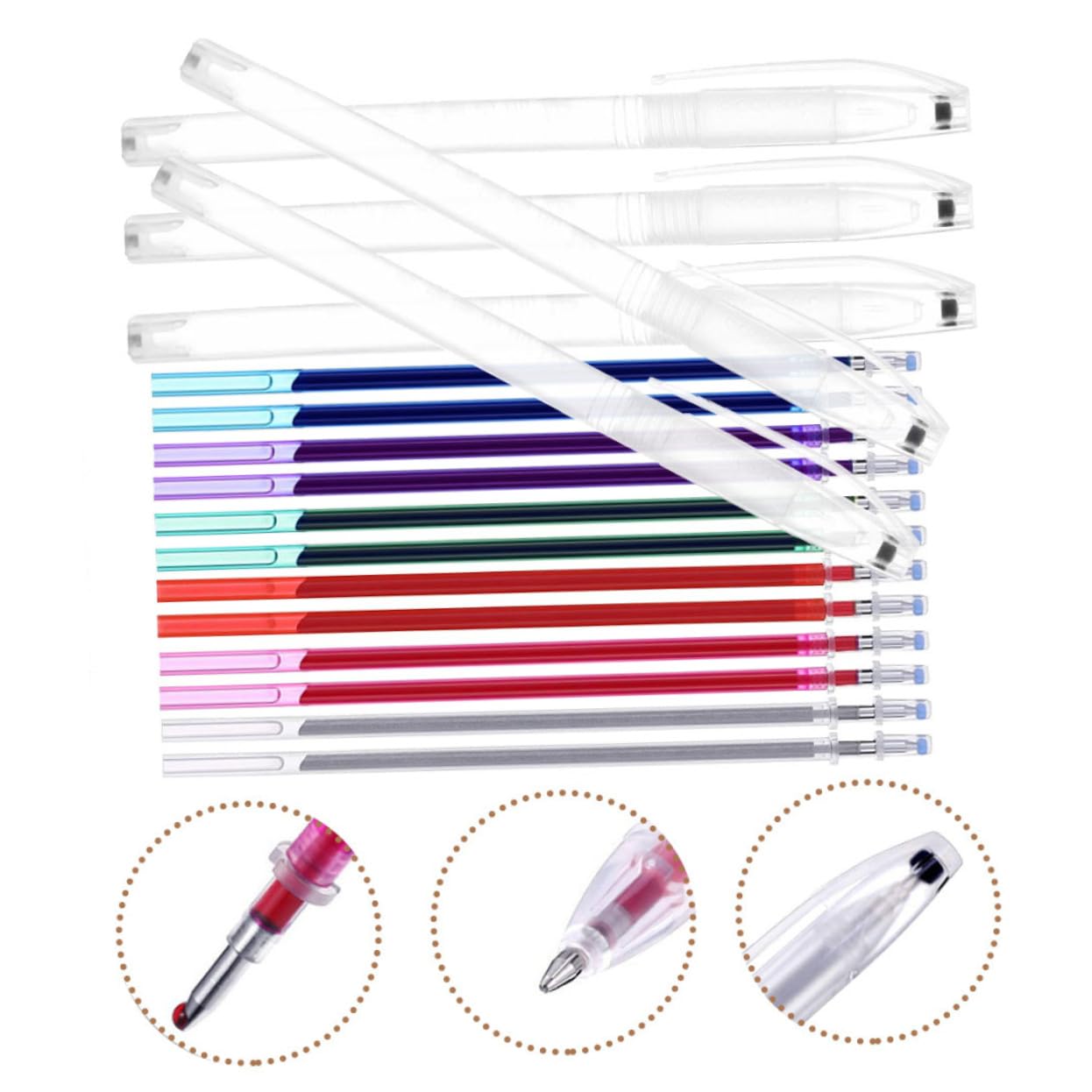 EXCEART 10 Set Pennarello Solubile in Acqua Pennarelli per Tessuti Disegnare Penne da Cucire Penne per Scrivere in Tessuto Penna per Tessuti Pennarelli per Trapuntatura Inchiostro