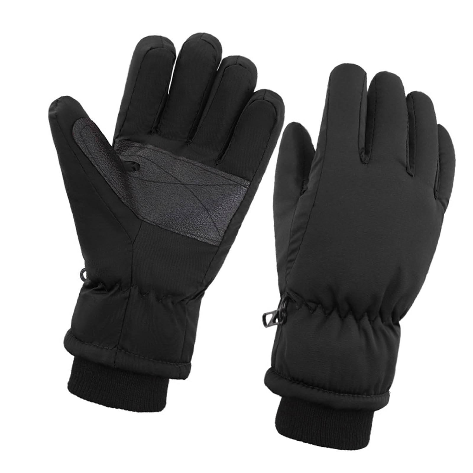 YUXITA Waterproof Ski Gloves Insulated Warm Winter Gloves Split Finger Design For Cold Weather Outdoor Activity