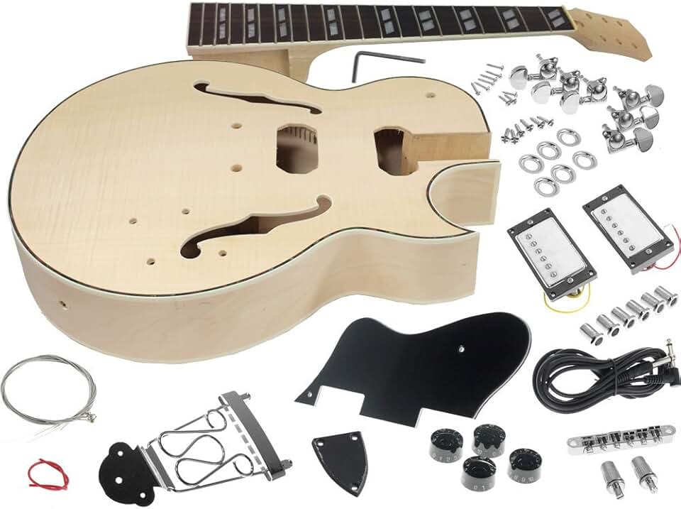 hollow body guitar kit