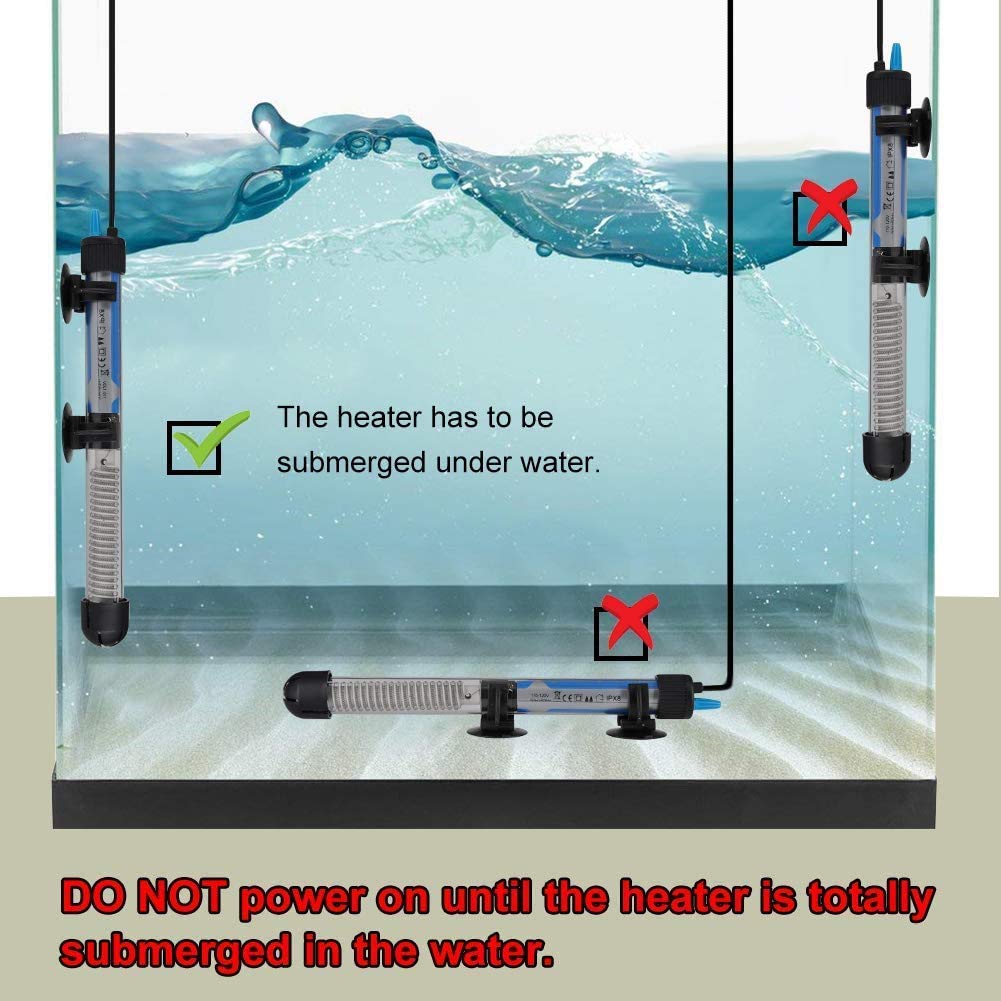 Pawing Fully Automatic Submersible Aquarium Heater for 5 to 12 Feet Tank (200 Watt) 2
