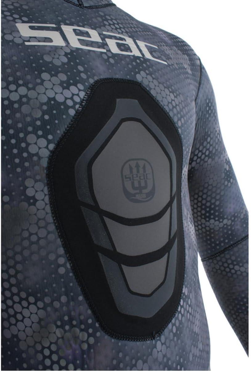 Seac Snake Man, Two-Piece Open-Cell Neoprene Wetsuit for Spearfishing and Freediving